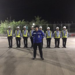 Visiting the oil depot unit of TPN Oil Pipeline Transportation Company, Khon Kaen Province