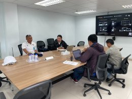 Visiting the oil depot unit of TPN Oil Pipeline Transport Company, Khon Kaen Province