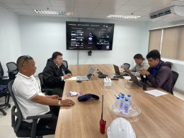 Visiting the oil depot unit of TPN Oil Pipeline Transport Company, Khon Kaen Province