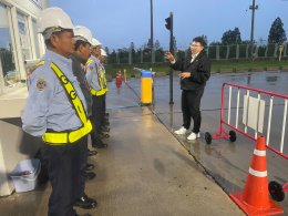 Visiting the oil depot unit of TPN Oil Pipeline Transport Company, Khon Kaen Province