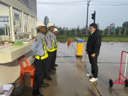 Visiting the oil depot unit of TPN Oil Pipeline Transport Company, Khon Kaen Province