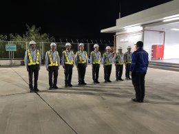 Visiting the oil depot unit of TPN Oil Pipeline Transportation Company, Khon Kaen Province