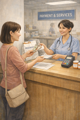 จุดชำระเงินโรงพยาบาล คลินิก