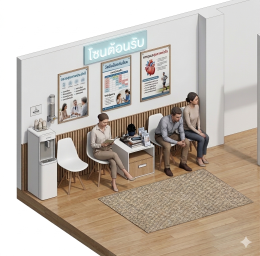 ที่นั่งพักคอยผู้ป่วย ที่รอพบแพทย์