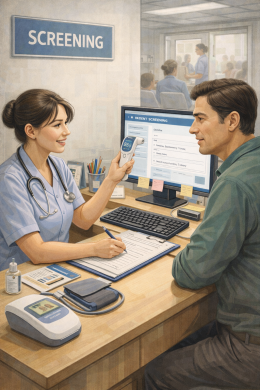 เคาน์เตอร์จุดคัดกรองครวเป็นอย่างไร