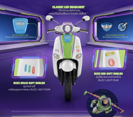 New Honda Giorno+ ปี 2026 ลายพิเศษ "Buzz Lightyear Limited Edition" 2,000 คันทั่วประเทศ