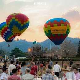 Farewell to the month of love with a photo of the lovely couple's significant moment at Midwinter Khao Yai on their wedding day.