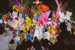 Farewell to the month of love with a photo of the lovely couple's significant moment at Midwinter Khao Yai on their wedding day.