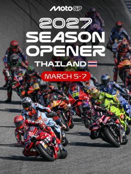ทั่วโลกจับตา! MotoGP ประกาศเลือก ไทย เปิดศึกฤดูกาล 2027  ต้อนรับกติกาใหม่ ตอกย้ำหมุดหมายมอเตอร์สปอร์ตสำคัญ 3 ปีซ้อน
