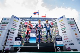 ธงไทยกระหึ่มเอเชีย! 5 นักบิดผงาดกวาดโพเดียม ซิว 2 แชมป์ ศึก Asia Road Racing สนาม 2