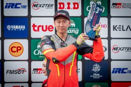 มันส์ระดับโลก! แสตมป์ แซงโค้งสุดท้ายเฉือน มิกซ์ สุดเดือด โอม-ภวัต พระเอกดังคว้าโพเดียมแรกในชีวิต