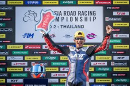 ธงไทยกระหึ่มเอเชีย! 5 นักบิดผงาดกวาดโพเดียม ซิว 2 แชมป์ ศึก Asia Road Racing สนาม 2