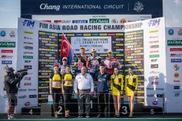 ธงไทยกระหึ่มเอเชีย! 5 นักบิดผงาดกวาดโพเดียม ซิว 2 แชมป์ ศึก Asia Road Racing สนาม 2