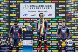 ธงไทยกระหึ่มเอเชีย! 5 นักบิดผงาดกวาดโพเดียม ซิว 2 แชมป์ ศึก Asia Road Racing สนาม 2