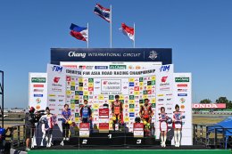 "โฮมเรซประวัติศาสตร์! นักบิดไทยเหมาแชมป์ทุกรุ่น 'ชิพ-มิกซ์-ไอเดีย-เติ้ล'  ยืนโพเดี้ยมที่ 1 ปิดฉาก เอเชีย โร้ด เรซซิ่ง 2025 อย่างยิ่งใหญ่