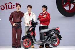 เด็กใหม่บุกบูทยามาฮ่าเปิดจักรวาลยูนีคเวิร์ส โชว์ความเป็นตัวเองกับมอเตอร์ไซค์สุดเทรนดี้ YAMAHA FAZZIO HYBRID #คันใหม่ถูกใจโน๊ะ!