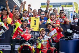 ธงไทยกระหึ่มเอเชีย! 5 นักบิดผงาดกวาดโพเดียม ซิว 2 แชมป์ ศึก Asia Road Racing สนาม 2