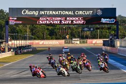 มันส์ระดับโลก! แสตมป์ แซงโค้งสุดท้ายเฉือน มิกซ์ สุดเดือด โอม-ภวัต พระเอกดังคว้าโพเดียมแรกในชีวิต