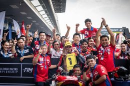 ธงไทยกระหึ่มเอเชีย! 5 นักบิดผงาดกวาดโพเดียม ซิว 2 แชมป์ ศึก Asia Road Racing สนาม 2