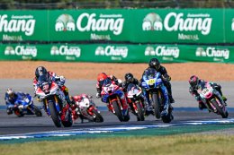 มันส์ระดับโลก! แสตมป์ แซงโค้งสุดท้ายเฉือน มิกซ์ สุดเดือด โอม-ภวัต พระเอกดังคว้าโพเดียมแรกในชีวิต