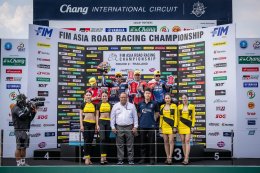 ธงไทยกระหึ่มเอเชีย! 5 นักบิดผงาดกวาดโพเดียม ซิว 2 แชมป์ ศึก Asia Road Racing สนาม 2