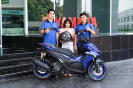 ยามาฮ่ามอบ All New AEROX พร้อมหมวก Scorpion ลายเซ็น อเล็กซ์ รินส์ มูลค่ารวมกว่า 1 แสนบาท ตอกย้ำประสบการณ์สุดเอ็กซ์คลูซีฟจาก MotoGP