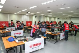 ไทยยามาฮ่ามอเตอร์ จัดการแข่งขันทักษะวิชาชีพ สาขาวิชารถจักรยานยนต์ ปีที่ 6