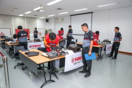 ไทยยามาฮ่ามอเตอร์ จัดการแข่งขันทักษะวิชาชีพ สาขาวิชารถจักรยานยนต์ ปีที่ 6