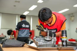 ไทยยามาฮ่ามอเตอร์ จัดการแข่งขันทักษะวิชาชีพ สาขาวิชารถจักรยานยนต์ ปีที่ 6