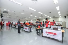 ไทยยามาฮ่ามอเตอร์ จัดการแข่งขันทักษะวิชาชีพ สาขาวิชารถจักรยานยนต์ ปีที่ 6