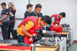 ไทยยามาฮ่ามอเตอร์ จัดการแข่งขันทักษะวิชาชีพ สาขาวิชารถจักรยานยนต์ ปีที่ 6