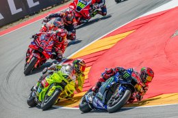 กวาร์ตาราโร-รินส์ ยกระดับรถแข่ง YZR-M1 แม้เจองานหิน สปรินต์เรซ โมโตจีพี อรากอน