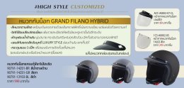 ACCESSORIES อุปกรณ์ตกแต่งยามาฮ่าแท้ NEW YAMAHA GRAND FILANO HYBRID CONNECTED