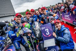 Yamalube YART Yamaha คว้าโพเดี้ยมอันดับ 3 !!! หลังฝ่าพายุฝนและบททดสอบโหดในศึก 8 Hours of Spa Motos
