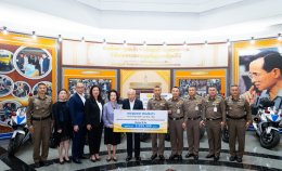 ดร.ชุมพล พรประภา บริจาครถจักรยานยนต์ติดตั้งอุปกรณ์ 9 คัน มูลค่ากว่า 2.8 ล้านบาท แก่กองบังคับการตำรวจจราจร สร้างบุญโอกาสครบ 84 ปี