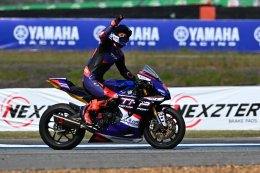 มันส์ระดับโลก! แสตมป์ แซงโค้งสุดท้ายเฉือน มิกซ์ สุดเดือด โอม-ภวัต พระเอกดังคว้าโพเดียมแรกในชีวิต