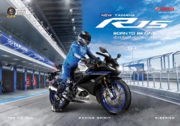 New YAMAHA R15 : Born to Be One...เร็วดั่งใจ พุ่งไปกับความเป็นหนึ่ง สีใหม่! สปอร์ต เร้าใจ ในทุกองศา