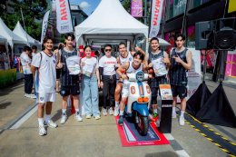 ยามาฮ่าแจก FAZZIO เทรนดี้สกู๊ตเตอร์ แฟชั่นของคนรุ่นใหม่ ให้กับผู้เล่นยอดเยี่ยม การแข่งขันบาส 3x3 ช่อง 7HD รอบชิงชนะเลิศ