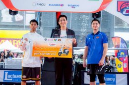 ยามาฮ่าแจก FAZZIO เทรนดี้สกู๊ตเตอร์ แฟชั่นของคนรุ่นใหม่ ให้กับผู้เล่นยอดเยี่ยม การแข่งขันบาส 3x3 ช่อง 7HD รอบชิงชนะเลิศ