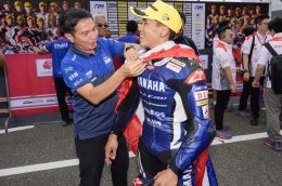 อนุภาพ งัดฟอร์มเก่ง ! แซงดุเข้าวินเรซแรก ซูเปอร์สปอร์ต กฤตภัทร บู๊แหลกซิวท็อป 4 เอเชียโร้ด เรซซิ่ง ที่ โมเตกิ