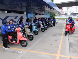 ยามาฮ่าจัดอบรมหลักสูตรขับขี่รถจักรยานยนต์ How to Ride ให้สมาชิกสมาคมผู้สื่อข่าวรถยนต์ และรถจักรยานยนต์ไทย (สรยท.)