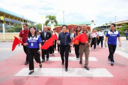 ไทยยามาฮ่า เดินหน้าส่งเสริมความปลอดภัยทางถนน ส่งมอบทางม้าลายให้กับโรงเรียนในพื้นที่ จังหวัดสมุทรปราการ