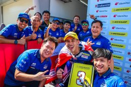 ตี-อนุภาพ ผงาดโพเดียม ARRC เรซแรก ไอเดีย-กฤตภัทร พิสูจน์หัวใจนักสู้ที่ เซปังฯ