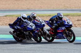 นักบิดไทยยามาฮ่า ฟอร์มโหด ! เอเชีย โร้ดฯ โฮมเรซ ตี ซิวที่ 2 จี้จ่าฝูงเหลือ 3 แต้ม ไอเดีย ผงาดโพเดียม