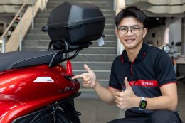 ยามาฮ่าส่งเสริมความปลอดภัยช่วงเทศกาล จัดโครงการ ขับขี่ปลอดภัยไปกับยามาฮ่า แจกฟรี Reflecting Sticker 20,000 ชุด รับได้ที่ยามาฮ่า พรีเมียม เซอร์วิส และผู้จำหน่ายยามาฮ่าทั่วประเทศ