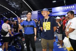 ยามาฮ่าต้อนรับ ลุงเนวิน และคณะผู้บริหารสนามช้างฯ เยี่ยมชมบูท YamahaGP Pavilion ในงาน ThaiGP 2026