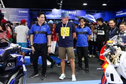 ยามาฮ่าต้อนรับ ลุงเนวิน และคณะผู้บริหารสนามช้างฯ เยี่ยมชมบูท YamahaGP Pavilion ในงาน ThaiGP 2026