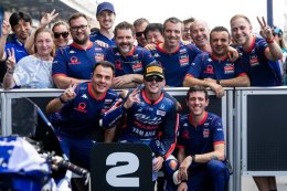 เกวารา คว้าที่ 2 ในศึกไทยจีพี เฟร์รานเดซ เก็บแต้มแรกในศึกชิงแชมป์โลก Moto2 BLU CRU Pramac YAMAHA Moto2