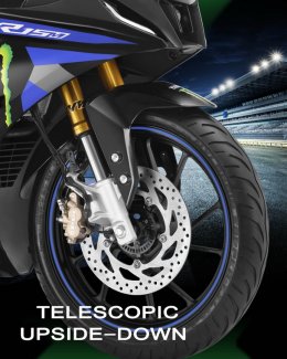 ยามาฮ่าเผยโฉม NEW YAMAHA R15M ลายพิเศษ Monster Black ถ่ายทอด DNA ความแรงจาก YZR-M1