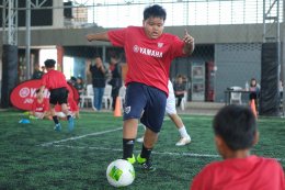 ยามาฮ่าจับมือเมืองทอง ยูไนเต็ด จัดกิจกรรม YAMAHA Football Clinic เสริมทักษะให้กับเยาวชน จ.มหาสารคาม